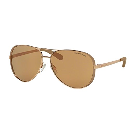 Michael Kors Chelsea MK5004 Gafas de sol, Rose Gold/Taupe 1017R1, 59 Unisex-Adulto