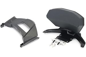 OTILLI NUOVO Per KYMCO AK550 AK 550 2017 2018 2019 2020 2021 2022 Moto Nero Posteriore Sedile Passeggero Schienale Cuscino Schienale Pad(Fibra di carbonio)