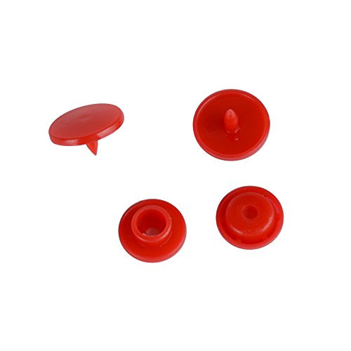 500 Set T5 Druckknöpfe (25 Farben) Nähfrei Druckknopf Buttons Snaps für kleine Täschchen, Kissenbezüge, Kleidung, Regenschirm, Mantel usw. (ohne Snapzange) - 3