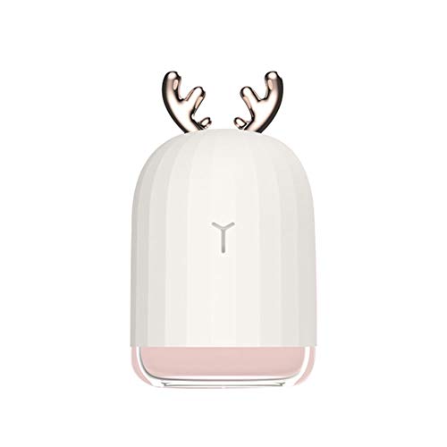 XdremYU Ultrasonic Humidifiers Essential Oil Diffuser,Adjustable Mist Mode,Aroma Diffuser,Waterless Auto off Air Purifiers Moist for Home,Yoga,Office,Spa Bedroom,Baby Room Car Changing LED Lights