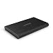 Produktbild QICENT USB 3.0 SATA Festplattengehäuse 2.5 Zoll ABS Kunststoff bewegliche Werkzeug Freie Festplattenlaufwerk case mit USB3.0 Kabel für 7mm 9.5mm HDD/SSD - eingebauter JMS578 Chipsatz Schwarz