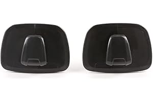 Szaerfa Autodachhaken, Zubehör, Kleiderbügel, Innenausstattung, hintere Reihe, Hakenverkleidung für Volvo 18–20, Modell XC40, XC60, XC90, 16–20, Modell S90, V90 (schwarz)