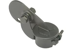 cyclingcolors regnskydd avlopp traktor röklock ändlock lock lock gräsklippare, svart 38 mm (34 mm – 42 mm)