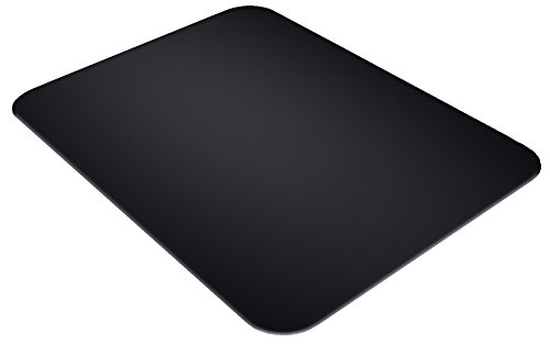 Tuftop 40cm x 30cm Glasschneidebrett, schwarz, glatte Oberfläche