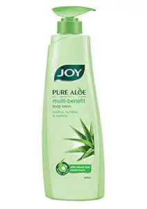 Joy Pure Aloe | Multi-Benefit Aloe Vera Body Lotion | Soothes, hydrates & freshens | Natural Skin Moisturizer for Body | For Normal to oily skin | 400 ml