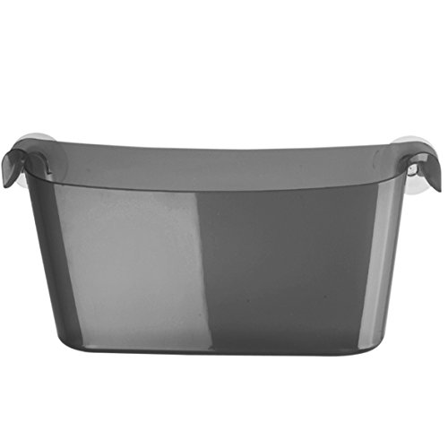 koziol Utensilo Boks, Kunststoff, transparent anthrazit, 10,5 x 35 x 15,8 cm