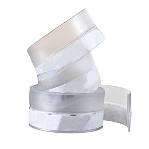 Preisvergleich Produktbild Cikuso Praktische Bodenaufkleber Transparente Winddichte Gummi Dichtungsleiste Stab Tür Dichtungsleiste Dauerhafter Staubdichter Aufkleber