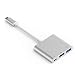 Produktbild IOIOA USB 3.0 C HUB zu HDMI Adapter, USB 3.0 Typ C Schnittstelle mit 10 Gbit/s Ultra High Speed   Thunderbolt 3 USB Typ C Hub zu HDMI 4K USB 3.0 Port USB-C Stromversorgung