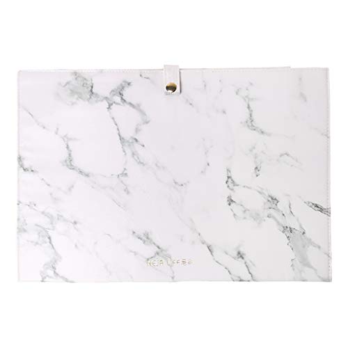 Fafalloagrron Marble Pattern File Folders Wallet Document Bag Pouch Storage Folder Organizer Holder Stationery School Office Supplies