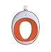 Lil' Jumbl Potty Training Seat | Topper Ring for Family Toilet (Orange)
