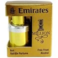 Emirates 6 ML Roll on Premium Attar Perfumes For Men and Women Free From Alcohol (Buy 2 Get 1 Free) ($1M)