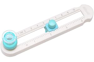 Fukamou Kreisschneider Für Papierhandwerk | Rotationspapierschneider | Verstellbar | Kreise Von 2-20 cm Ausschneiden | Rundschneider Zum Basteln, Scrapbooking Und Mehr