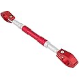 Gear Up Universal Adjustable Motorcycle Handlebar/Handle Rod Cross Bar for RE Bullet 500 (Red)