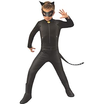 Uraqt Garçons Chat Noir Costume Combinaison Miraculous
