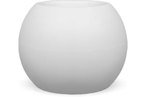 newgarden Dahlia Round Flower Planter - Heavy Duty Outdoor Garden Planter - Available Sizes - Includes Water Tank and Drainage Made from Polyethylene in