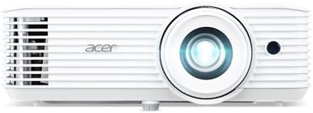 Acer X1528 - Proiettore DLP 1080p Full HD (1920 x 1080 pixel), 5.200 ANSI lumen, 10.000:1 contrasto, 3D, Keystone, 1 altoparlante da 3 Watt, HDMI (HDCP), bianco, Home Cinema/Business