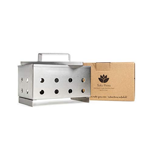 Collingwood Ecoware Tofu-Presse/Tofu-Form - FDA genehmigtes Edelstahl-Design - Entfernen Sie Wasser aus Tofu oder machen Sie Ihr eigenes Tofu