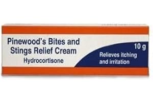 GENERIC 10 x Bite & Stings Relief Cream - Hydrocortisone 1% 10g Tube - Anti-Itch Cream