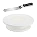 Produktbild Tortenplatte Mit Winkelpalette Winkelpaletten / Tortenmesser / Offset Icing Spatula Kuchen Tortenmesser aus Edelstahl zum Backen und für Fondant