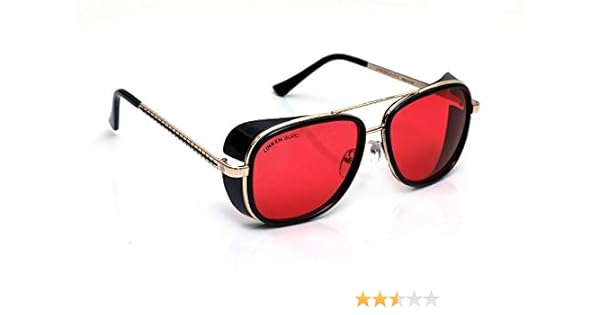 red and gold sunglasses