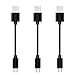 Price comparison product image USB Certified Type C Cable,3-Pack Type C Cable USB-C to USB 3.0 High Speed Charging & Data Transfer USB Type C Charging Cable (Black)