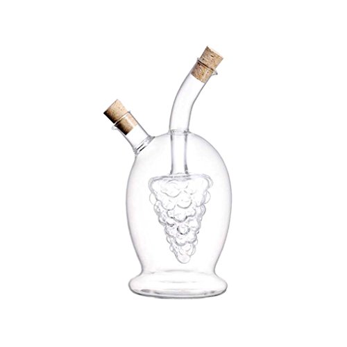 Gazechimp 2-Auslass Olivenöl Glas Essigflasche Glasflasche
