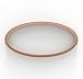 Produktbild Oval geformt ideal für Heimwerker, Täfelung und Dekoration für Innen aus Holz massiv Bahia 25 x 20 mm Länge 470 mm