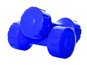 Bodyfit 1 KG Pair of PVC Dumbbells Weights Fitness Home Gym Exercise Barbell (Pack of 2) for Women & Men?s Dumbbell