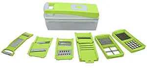 AXE ABS Chopper Slicer Grater 15 in 1 Unique Stainless Steel Blades