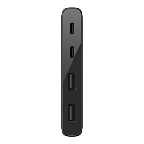 Belkin 4-Port Mini Travel USB-Hub (geeignet für USB-C Host Geräte, 2x USB-A, 2x USB-C Port, 5 Gbit/s) schwarz - 3