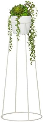 WILM Pot on Wire Stand (without plant) (White)