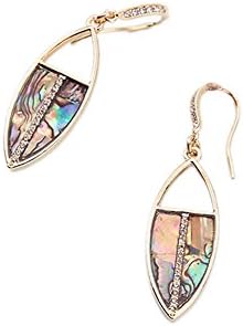 LARESDOMI Bohemian Vintage Dangle Drop Pendant Earrings Gold-tone Crystal Incrusted Simulated Leaf Classic Art Deco Gift For Lady Women Girls
