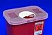 Produktbild SharpSafety Multi-Purpose Sharps Containers [ROOTER-HINGED LID 3GAL RED] [CS-10] by COVIDIEN
