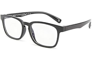 ‎SUERTREE Suertree Anti Blaulicht Brille Kinder Blaulichtfilter Gläser für Computer,TV,Online-Unterricht Brillengestell black