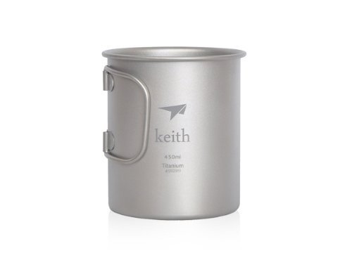 Keith Titanium Mug Outdoor Cup Camping Cup Only 62g by Camping tableware