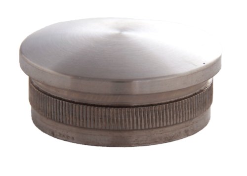 Edelstahl Endkappen Rohrverschluss Stopfen gewölbt 42,4 / 2 mm aus V2A (S011106)