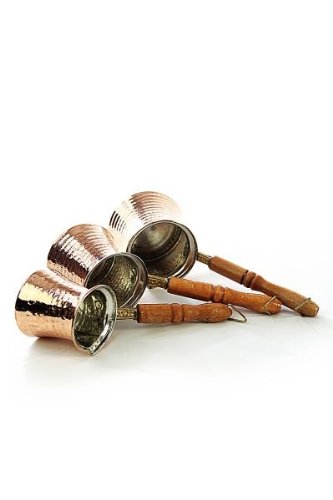 ‚CopperGarden®‘ Mokkakanne aus Kupfer (S) – Ibrik aus lebensmittelecht verzinntem Kupfer mit Holzgriff - 2