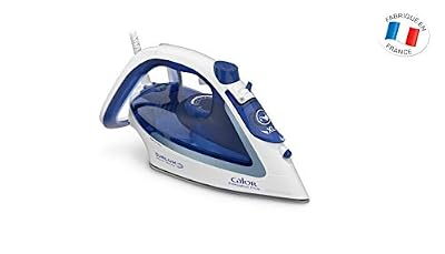 Calor Easygliss Plus Fer à Repasser 2 400 W, Fer Vapeur avec Débit de vapeur Continu de 45 G/Min, Fonction Pressing de 190G/Min, FV5715C0