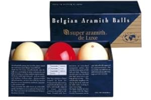 Aramith Super Deluxe - Bolas de arramith (carambolaje, 61,5 mm)