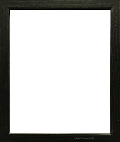 Ulisia Enterprise11"x8.5" US letter seize, Black Wooden effect Photo frame, Maxi Poster/Picture frames For wall mount/freestanding (Available in Black white Oak and Walnut colors)