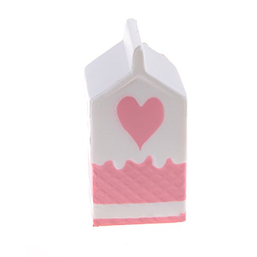 SevenMye Scented Slow Rising Toy Charms Soft Squishy, Stress Relief Super Soft Cute Smiley Milk Bottle,12CM, Pink reviews SevenMye Scented Slow Rising Toy Charms Soft Squishy, Stress Relief Super Soft Cute Smiley Milk Bottle,12CM, Pink