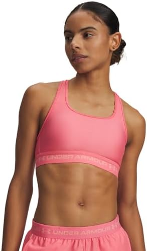 Under Armour Reggiseno Intermedio Incrociato - Rosa agrodolce / / Rosa Posh - SM