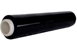 CF CARTA INGROSSO E DISTRIBUZIONE 1 pellicola da imballaggio, film estensibile manuale nero 2,2kg, nastro per spedizioni, trasporto pedane estensibile CF CARTA (1)