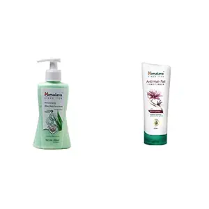 Himalaya Moisturizing Aloe Vera Face Wash, 200ml & Himalaya Anti-Hair Fall Conditioner, 100ml