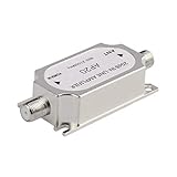 La energía suministrada desde el receptor de satélite a través del cable coaxial.