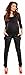 Zeta Ville Pregnancy Maternity Cotton Shiny Fabric Harem Trousers w/ Pockets 040 (UK 12/14, Black)