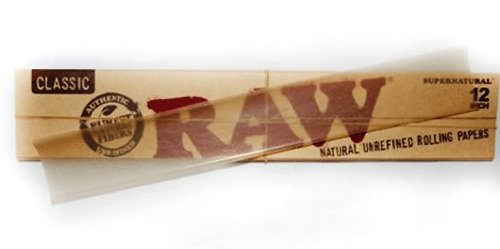 Raw Classic Supernatural 30,5 cm natürlich unverfeinert Zigarettenpapier, 5 Heftchen - 3