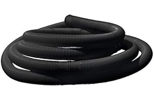 FSRTOP Tuyau de piscine flexible - 32 mm - Noir - Pour pompe de piscine