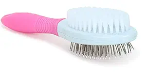The Pets Company Double Sided Pin Grooming Brush, Dog Shedding Brush- Medium and Large Dogs