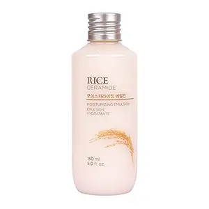 The Face Shop Rice & Ceramide Moisturizing Emulsion with Rice Extracts suits for brightening |All Skin Types|Paraben Free,150ml